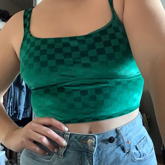 Colsie Green Tank Top - Picture 1 of 4